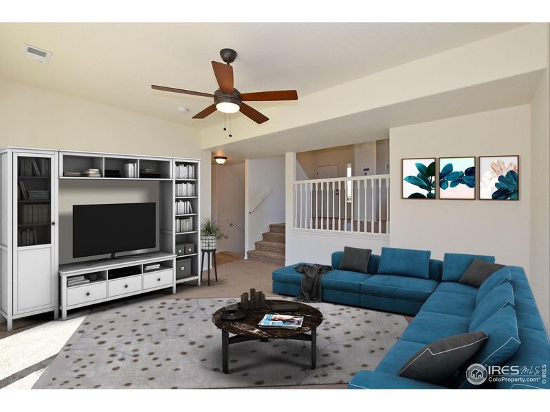 Furnished interior view inside a new home in , Greeley (Image 9).