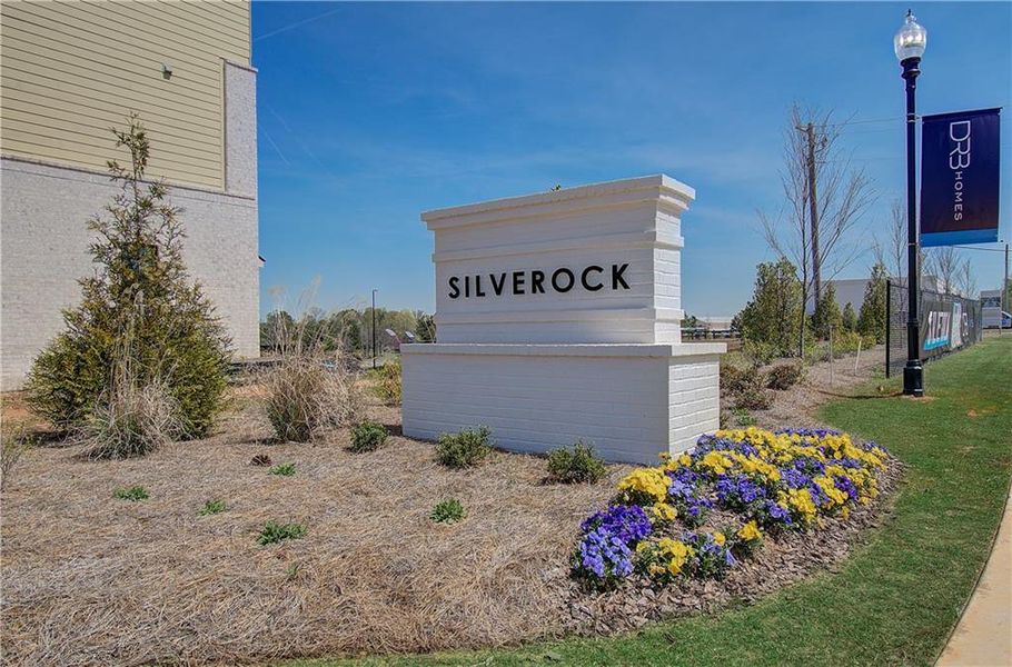 Front exterior of a new home in Silverock, McDonough, GA, highlighting curb appeal (Image 22).