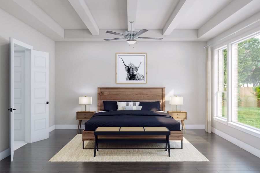 Representative furnished interior of a home built from the Carmine by Tri Pointe Homes in Trillium, Richmond (Image 15).