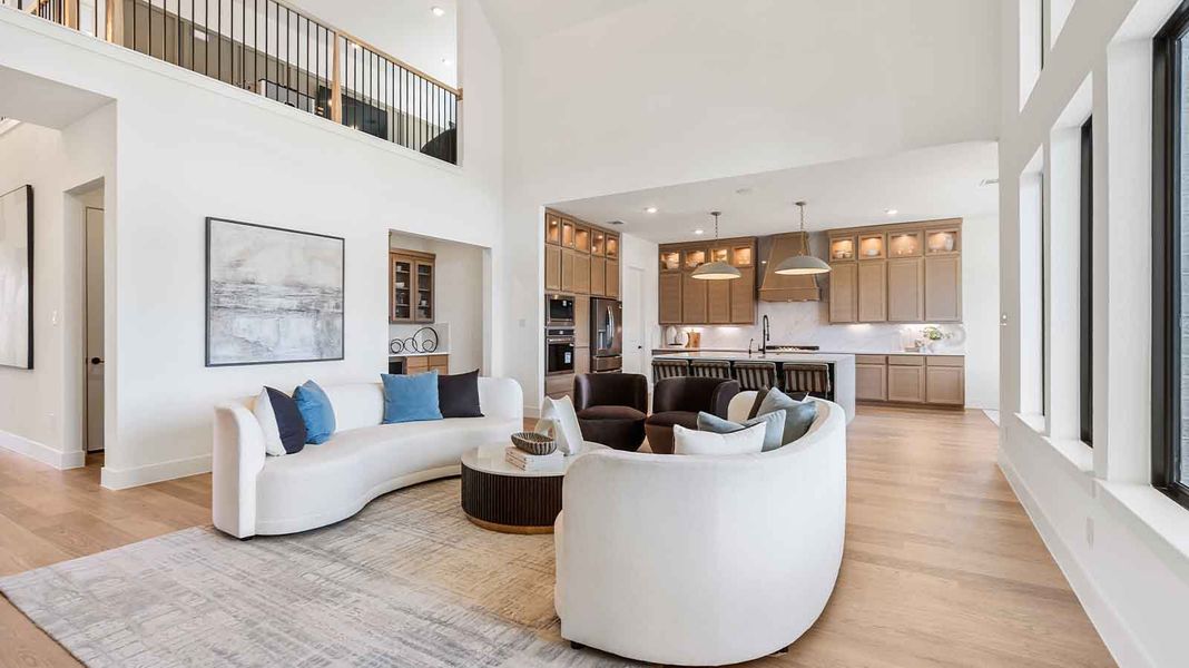 Representative furnished interior of a home built from the Positano by D.R. Horton in Friendswood Trails, Friendswood (Image 11).