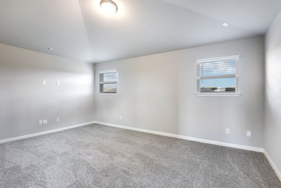 Game room in the Medina floorplan at a Meritage Homes community.