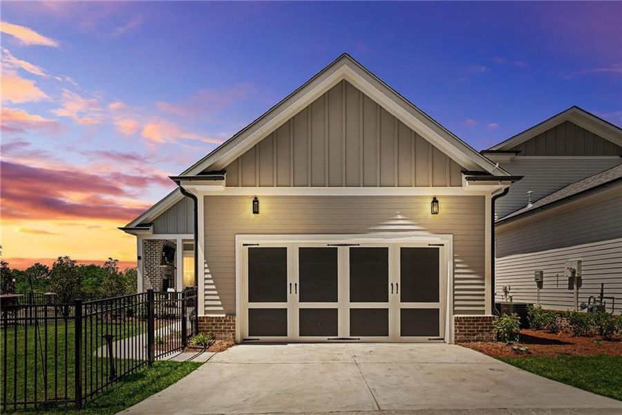Front exterior of a new home in , Milton, GA, highlighting curb appeal (Image 26).