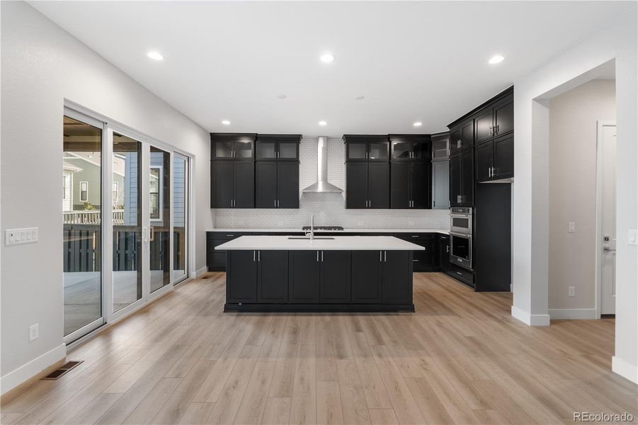 Furnished interior view inside a new home in Reflection at Solstice, Littleton (Image 6).