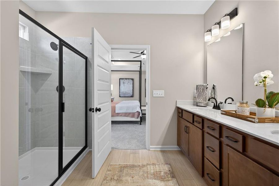 Furnished interior view inside a new home in Laurel Ridge, Rock Spring (Image 6).