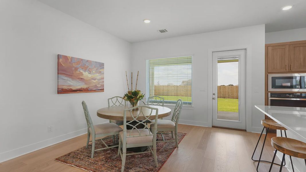 Furnished interior view inside a new home in Santa Rita Ranch, Liberty Hill (Image 15).