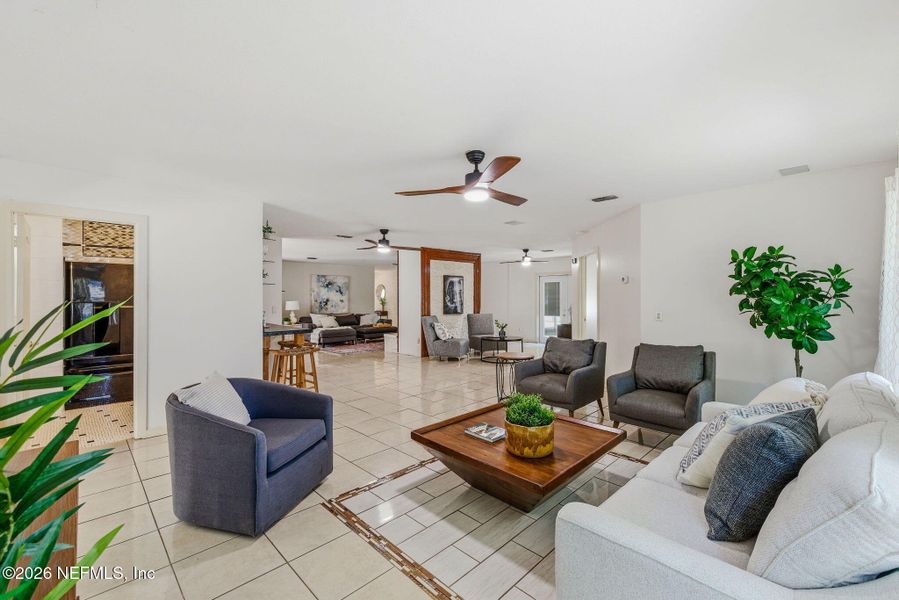 Furnished interior view inside a new home in , Jacksonville (Image 6).