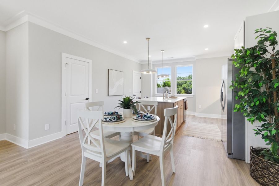 Furnished interior view inside a new home in , Charleston (Image 7).