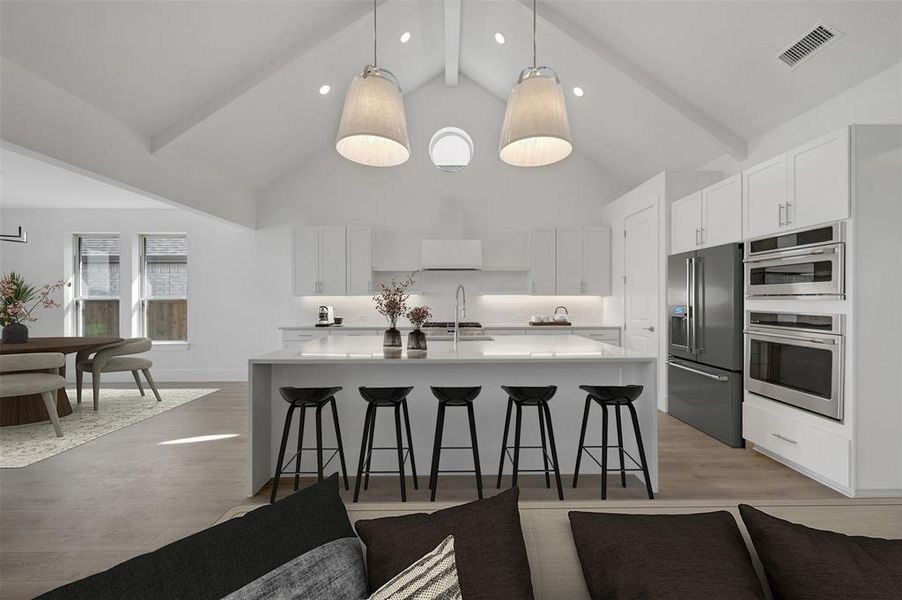 Furnished interior view inside a new home in Wellington, Haslet (Image 13).