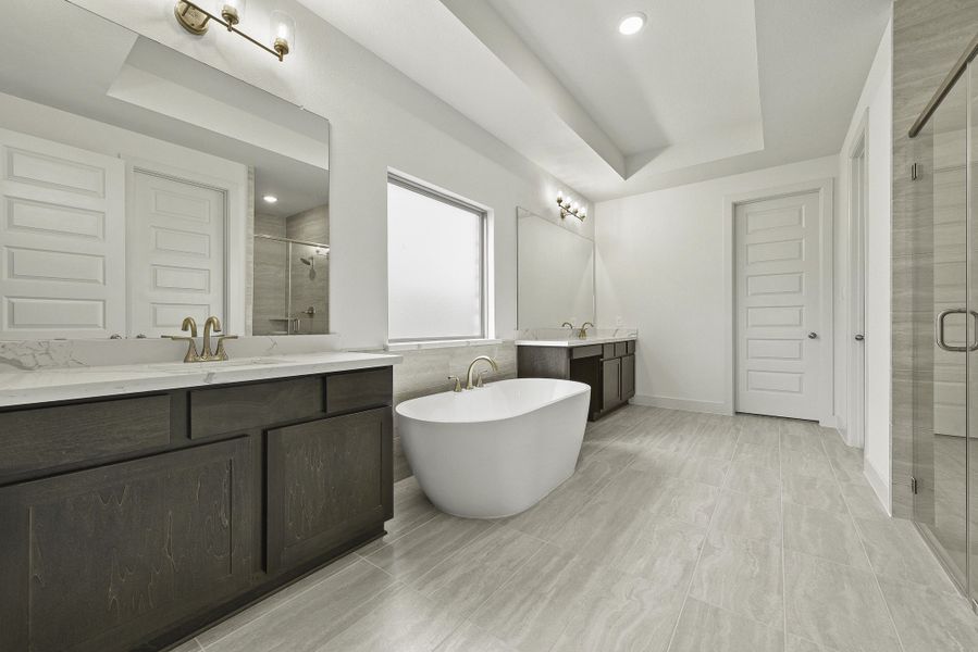 Furnished interior view inside a new home in Harvest Green, Richmond (Image 10). Furnished interior view inside a new home in Harvest Green, Richmond (Image 10).