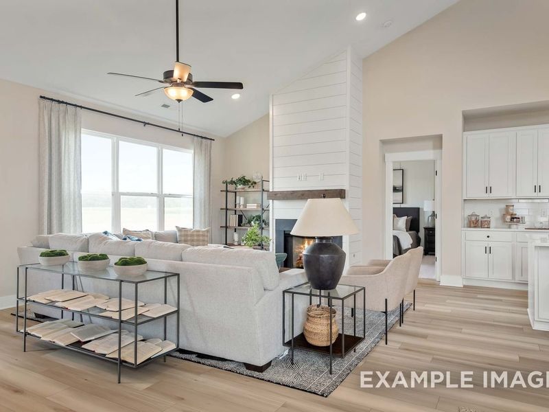 Furnished interior view inside a new home in Woods Crossing, Gallatin (Image 38).