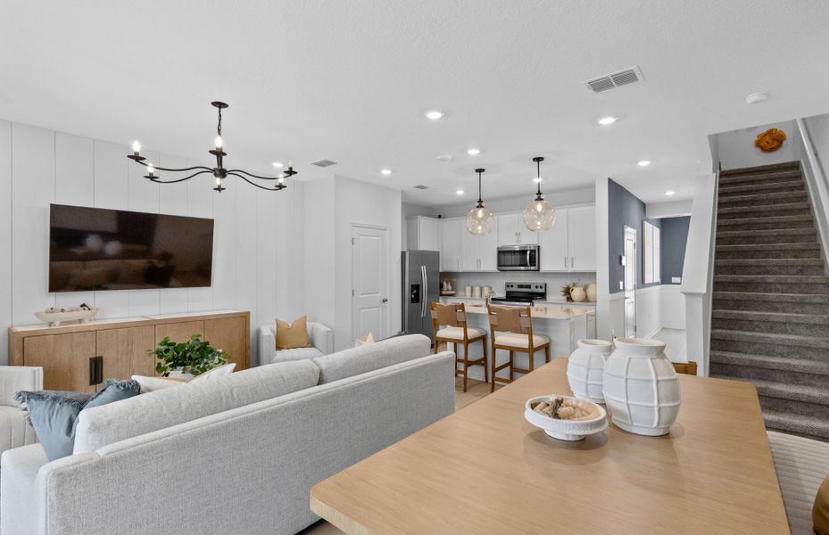 Representative furnished interior of a home built from the Landmark by Pulte Homes in Canopy Preserve, Deland (Image 17). Representative furnished interior of a home built from the Landmark by Pulte Homes in Canopy Preserve, Deland (Image 17).