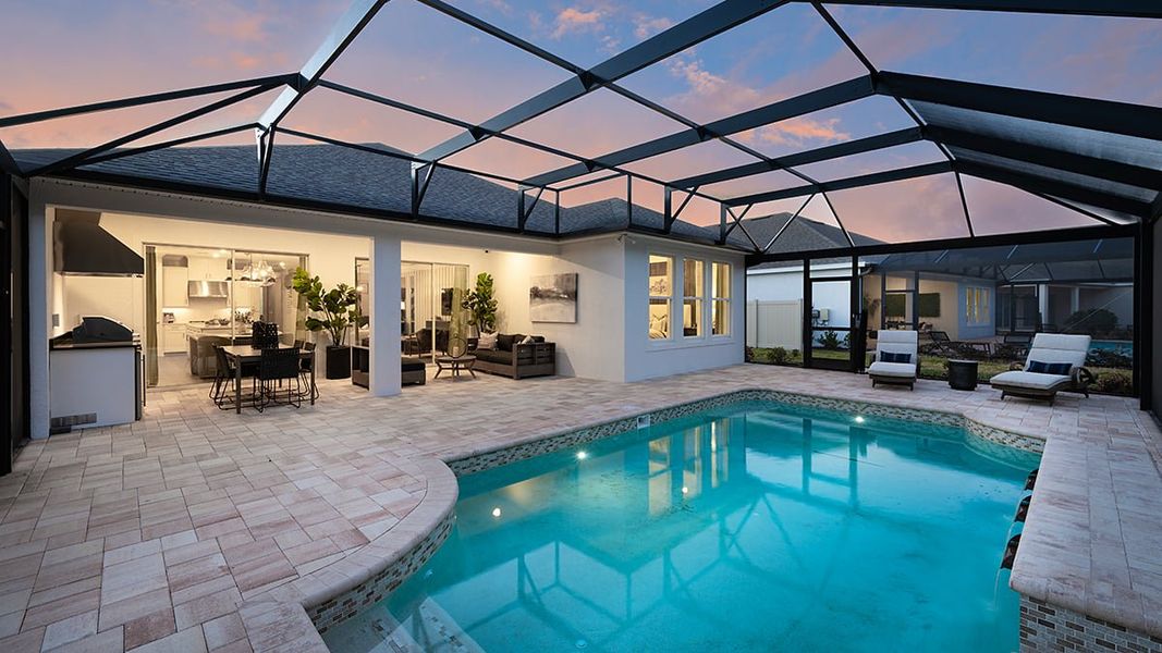 Representative exterior details of a home built from the Lazio II by Taylor Morrison in Center Lake Ranch Community Group Page, St. Cloud (Image 27).