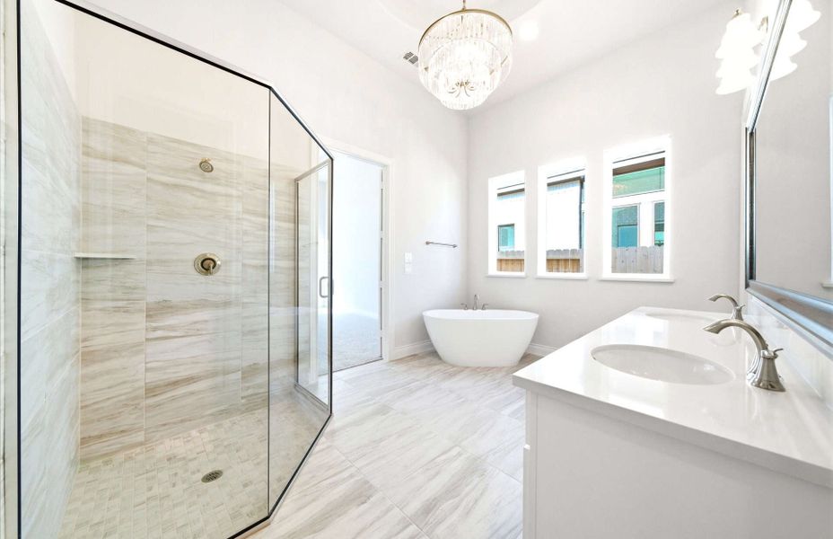 Furnished interior view inside a new home in The Highlands 55′, Porter (Image 19).