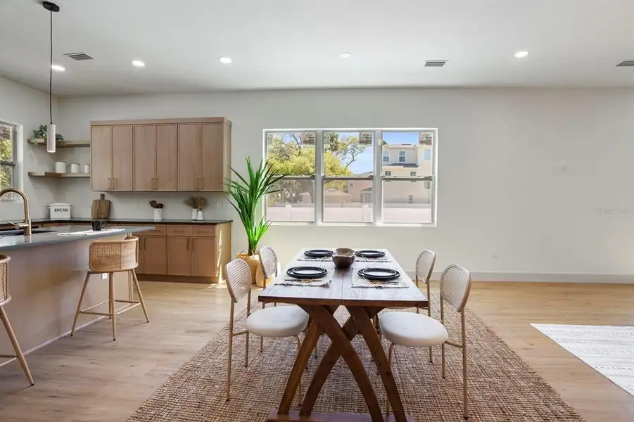Furnished interior view inside a new home in , Tampa (Image 6). Furnished interior view inside a new home in , Tampa (Image 6).