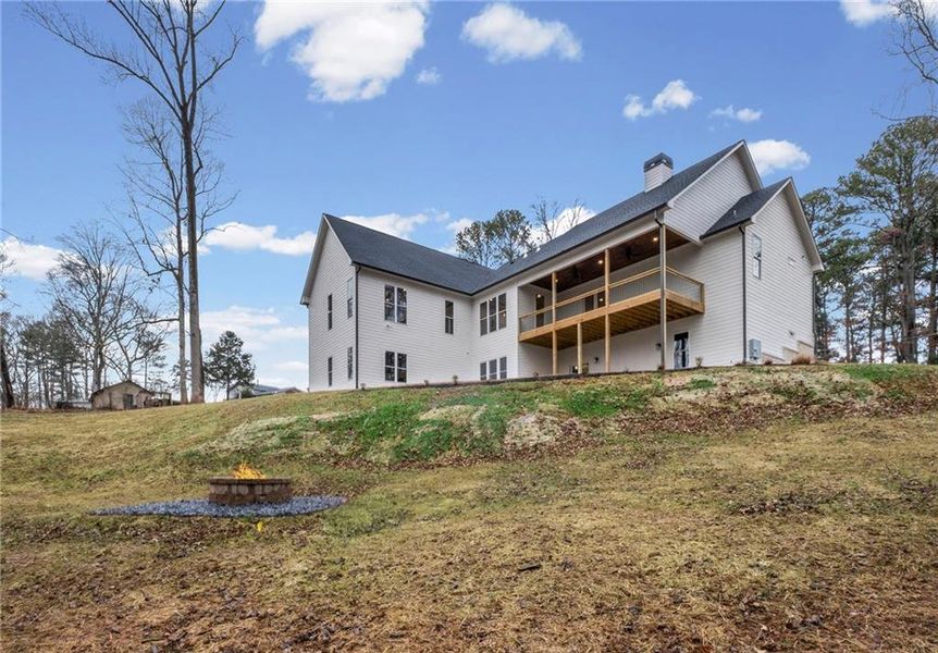 Exterior details and patio area of a home in , Canton (Image 32).