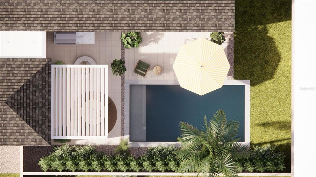 Exterior details and patio area of a home in , Lady Lake (Image 3).