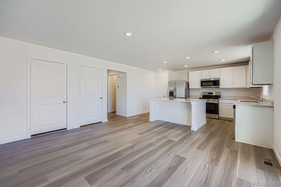 Spacious, unfurnished interior of a new home in Percheron: The Camden Collection, Colorado Springs (Image 10). Spacious, unfurnished interior of a new home in Percheron: The Camden Collection, Colorado Springs (Image 10).