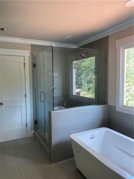 Furnished interior view inside a new home in , Flowery Branch (Image 16).