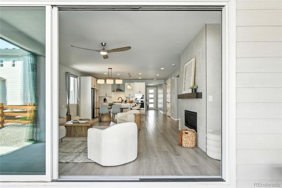 Furnished interior view inside a new home in Creekside Village, Thornton (Image 39).
