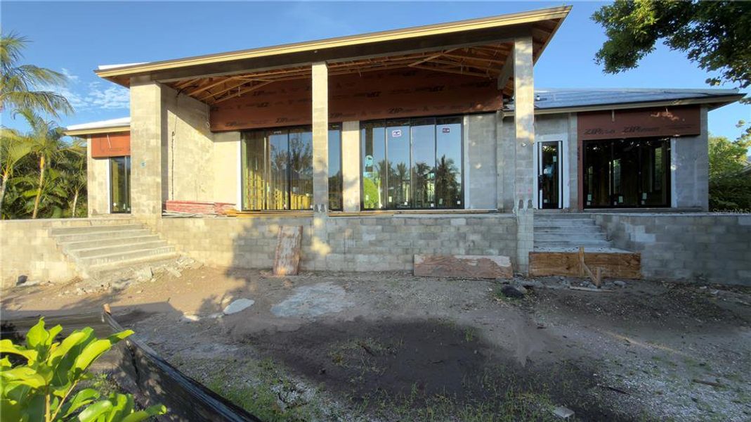 In-progress construction of a new home in , Sarasota, FL (Image 25).