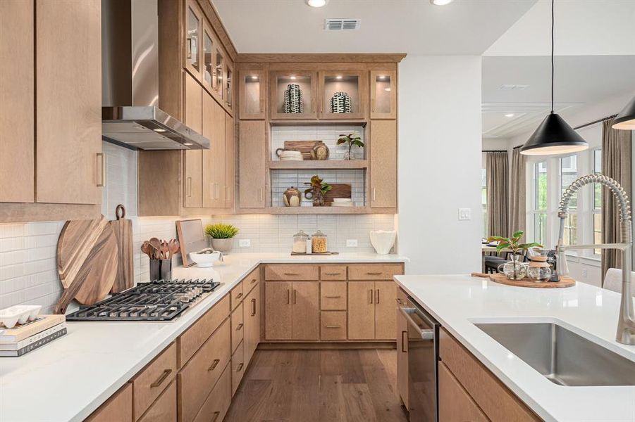 Furnished interior view inside a new home in East Village - Classic Series, Frisco (Image 7).