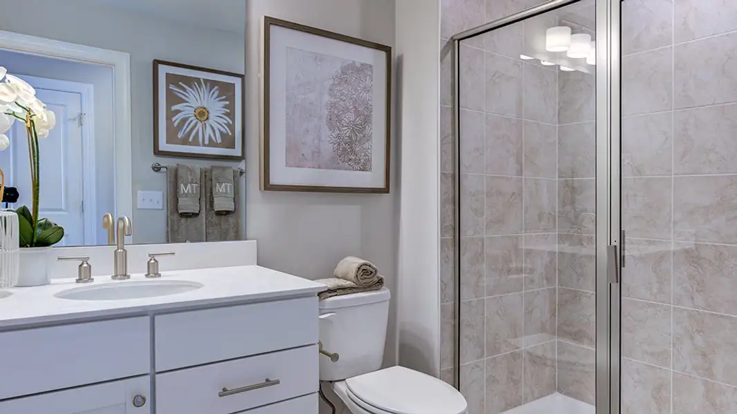 Representative furnished interior of a home built from the Newport by Taylor Morrison in Eagle Trace, Wendell (Image 27).
