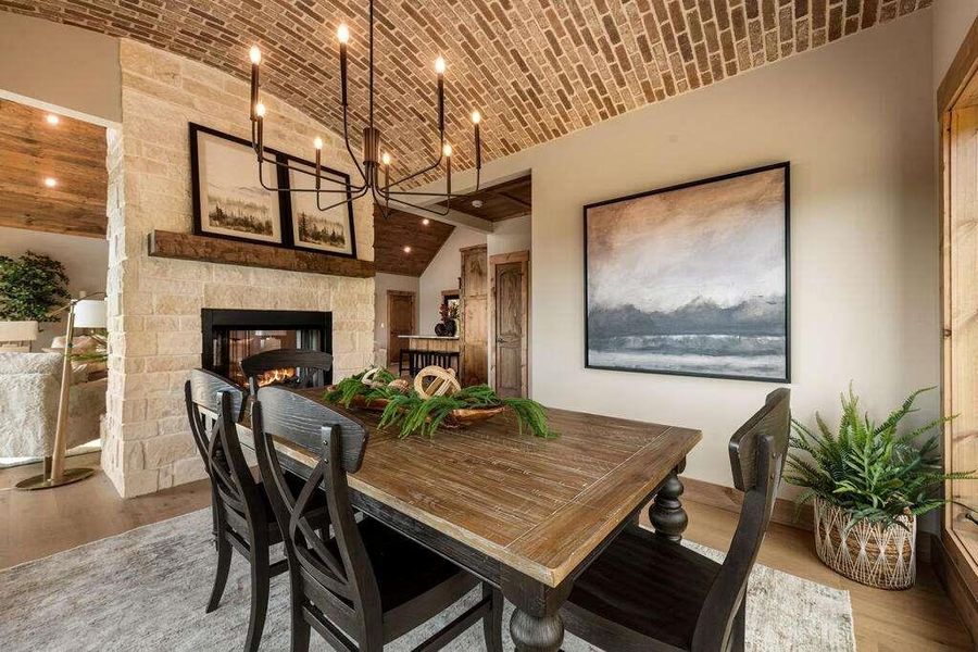 Furnished interior view inside a new home in , Blue Ridge (Image 49).