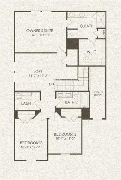 Pulte Homes, Camelia floor plan