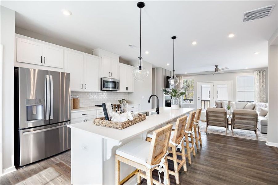 Furnished interior view inside a new home in Waverly at Buice Lake, Acworth (Image 13).