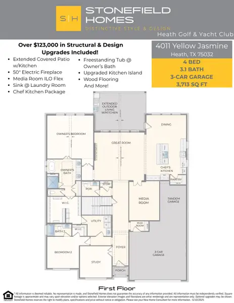 2D floor plan layout of this home in Heath Golf and Yacht Club, Heath, TX (Image 3). 2D floor plan layout of this home in Heath Golf and Yacht Club, Heath, TX (Image 3).