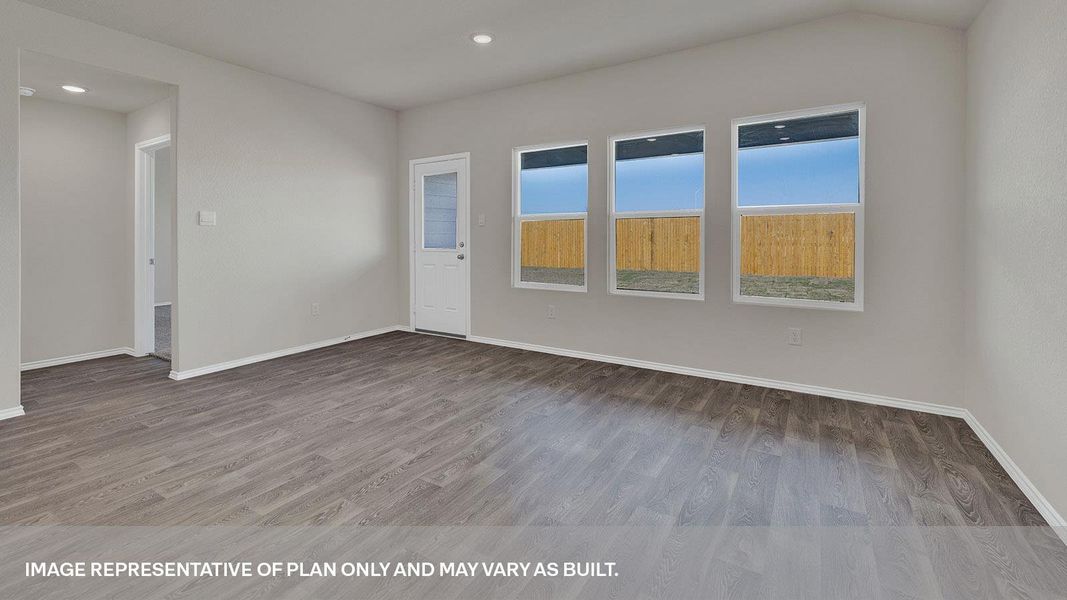 Spacious, unfurnished interior of a new home in Paramount, Kyle (Image 20).