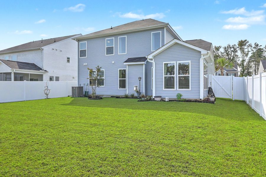 Exterior details and patio area of a home in Parker's Preserve, Ridgeville (Image 4).