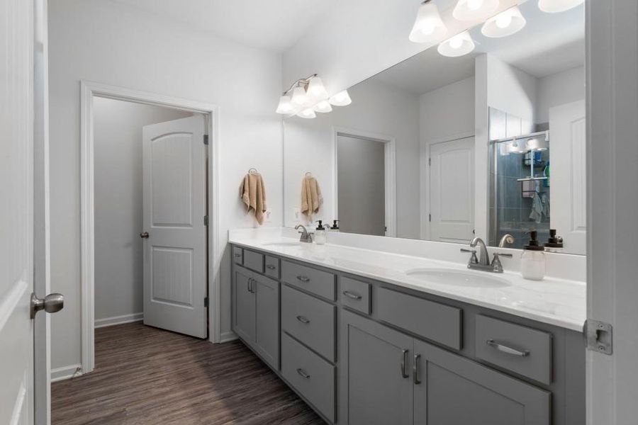 Furnished interior view inside a new home in Sycamore Crest, Calhoun (Image 21).