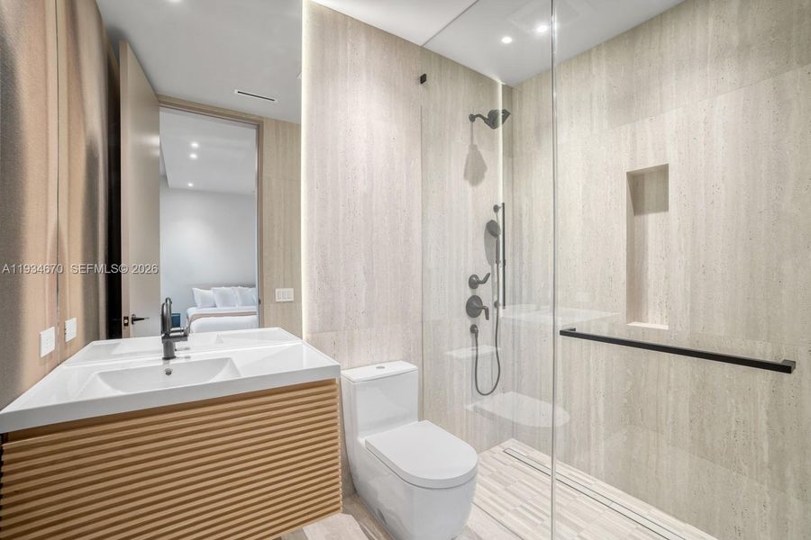 Furnished interior view inside a new home in , Fort Lauderdale (Image 38).