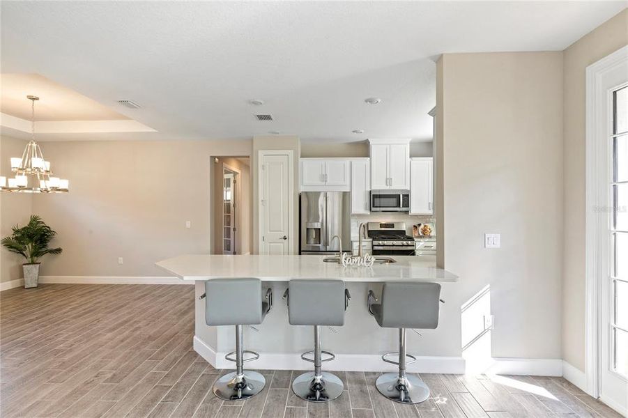 Furnished interior view inside a new home in , Wesley Chapel (Image 9).