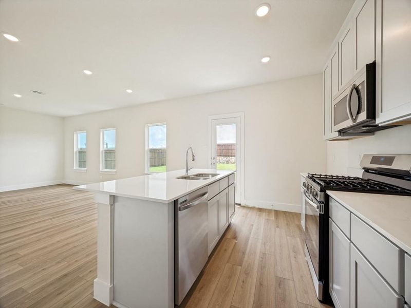 Furnished interior view inside a new home in Pebblebrook, Sherman (Image 5).