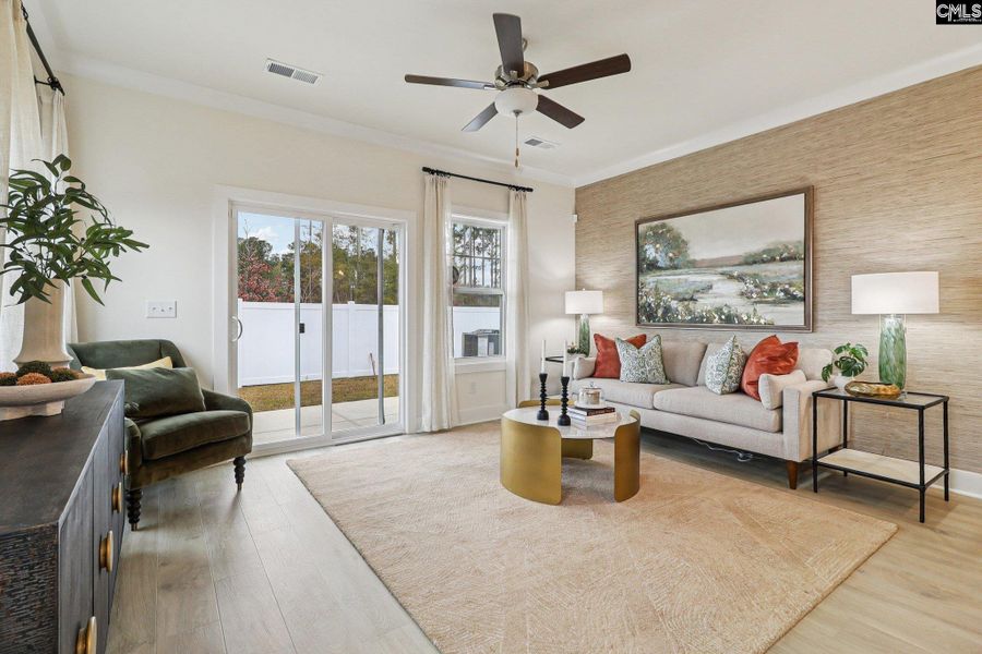 Furnished interior view inside a new home in Walker’s Trail, Lexington (Image 18). Furnished interior view inside a new home in Walker’s Trail, Lexington (Image 18).