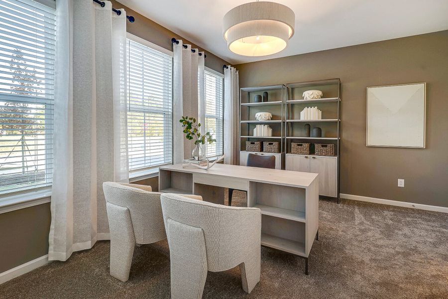 Furnished interior view inside a new home in Galloway Towns, Charlotte (Image 7).