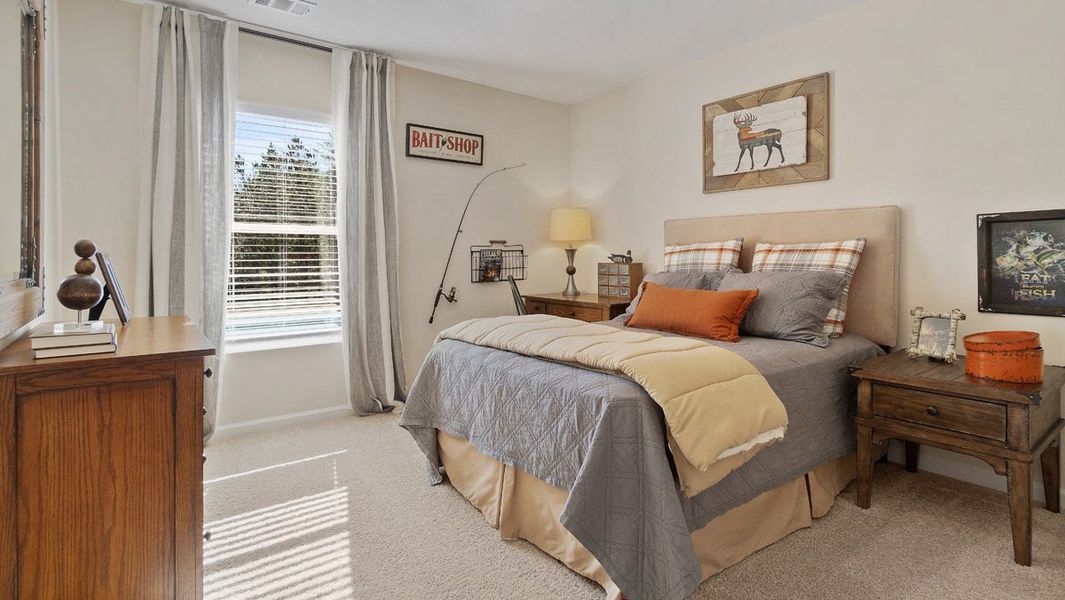 Representative furnished interior of a home built from the GALEN by D.R. Horton in Hamptons at Riverwood South, Dallas (Image 21).