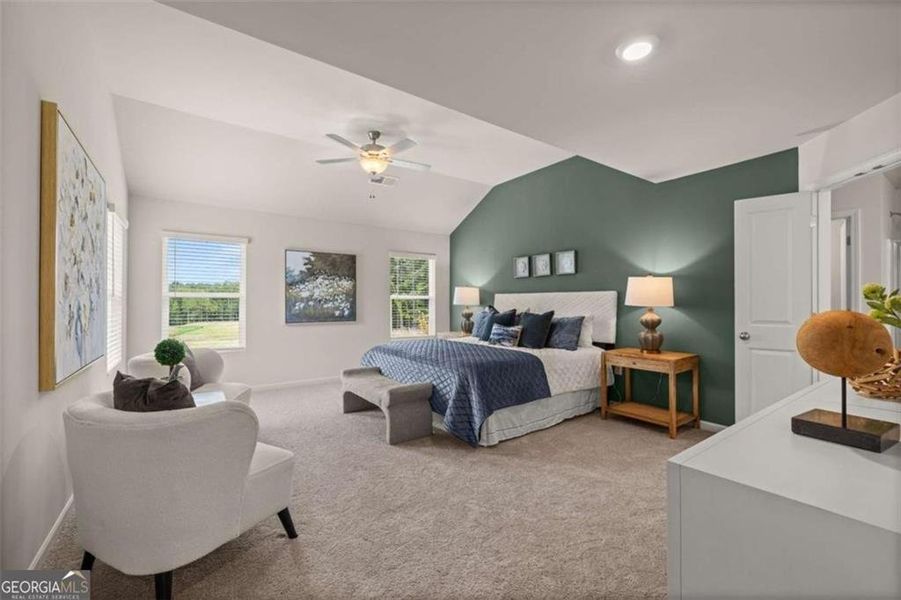 Furnished interior view inside a new home in Cascade Ridge at Niskey Lake, Atlanta (Image 7).