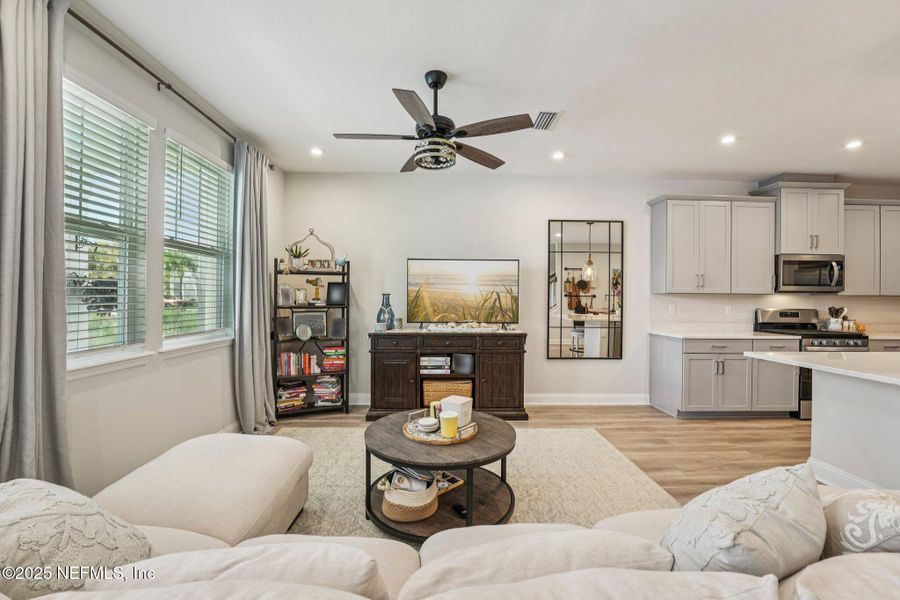 Furnished interior view inside a new home in , Jacksonville (Image 14). Furnished interior view inside a new home in , Jacksonville (Image 14).