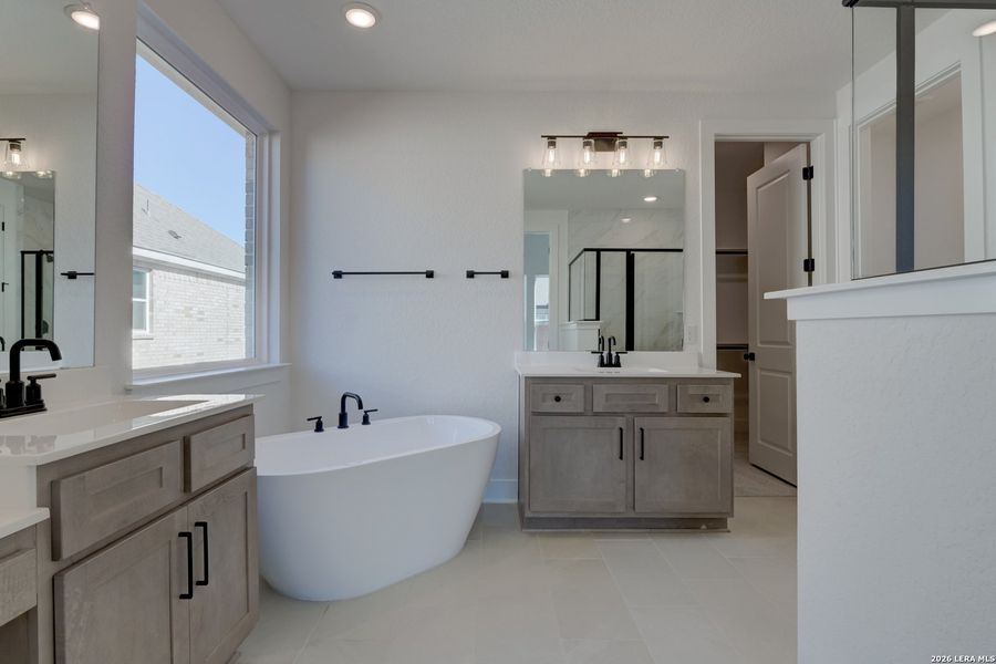 Furnished interior view inside a new home in Megan's Landing, Castroville (Image 9).