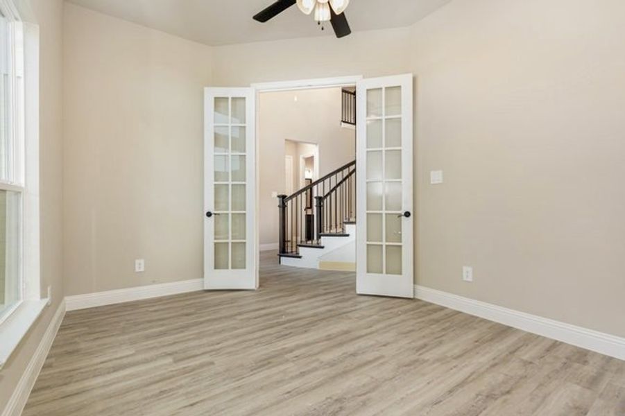 Spacious, unfurnished interior of a new home in Malabar Hill, Prosper (Image 23). Spacious, unfurnished interior of a new home in Malabar Hill, Prosper (Image 23).