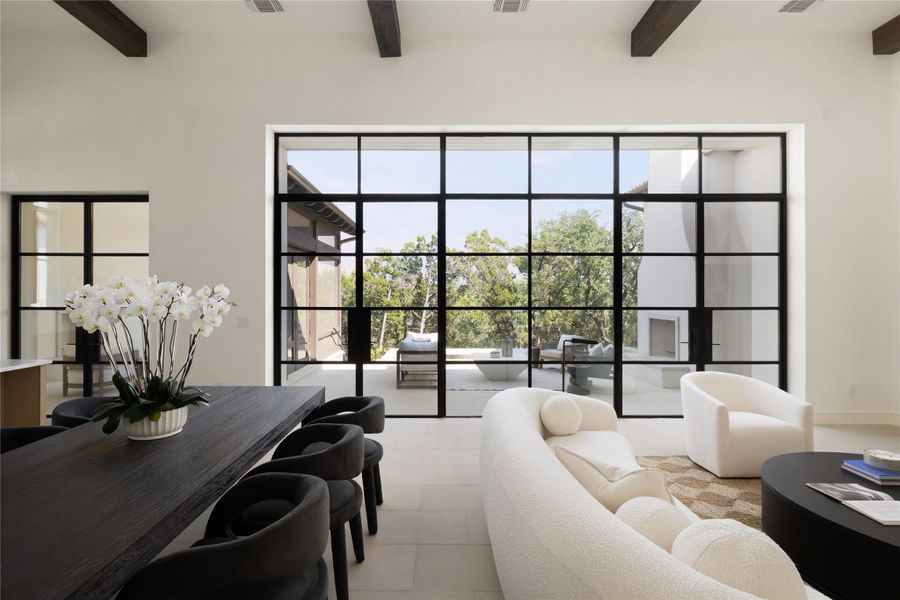 Furnished interior view inside a new home in Amarra Villas, Austin (Image 4).
