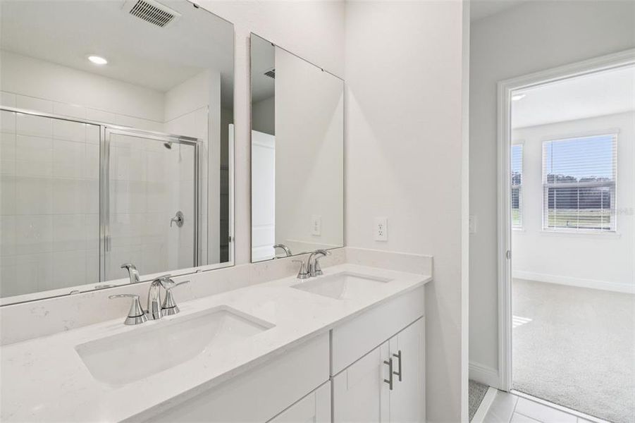 Furnished interior view inside a new home in The Reserve at Hammock Oaks - Classic Series, Lady Lake (Image 10). Furnished interior view inside a new home in The Reserve at Hammock Oaks - Classic Series, Lady Lake (Image 10).