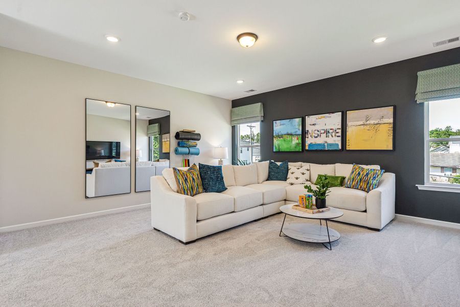 Furnished interior view inside a new home in Lemon Springs Estates, Sanford (Image 17).