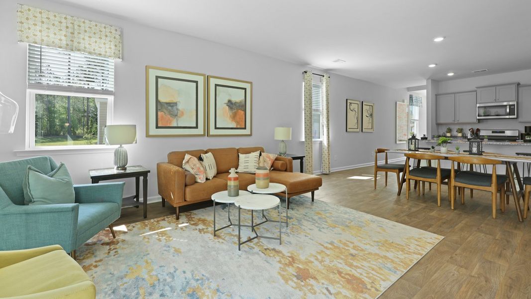 Furnished interior view inside a new home in Pine Hills at Cane Bay, Summerville (Image 8).