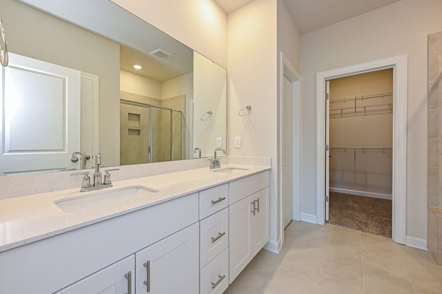 Furnished interior view inside a new home in Harper Landing, Stanley (Image 11).