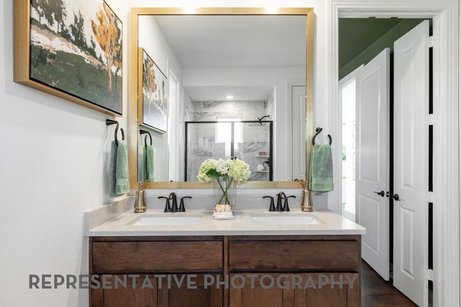 Furnished interior view inside a new home in Indigo, Richmond (Image 14).