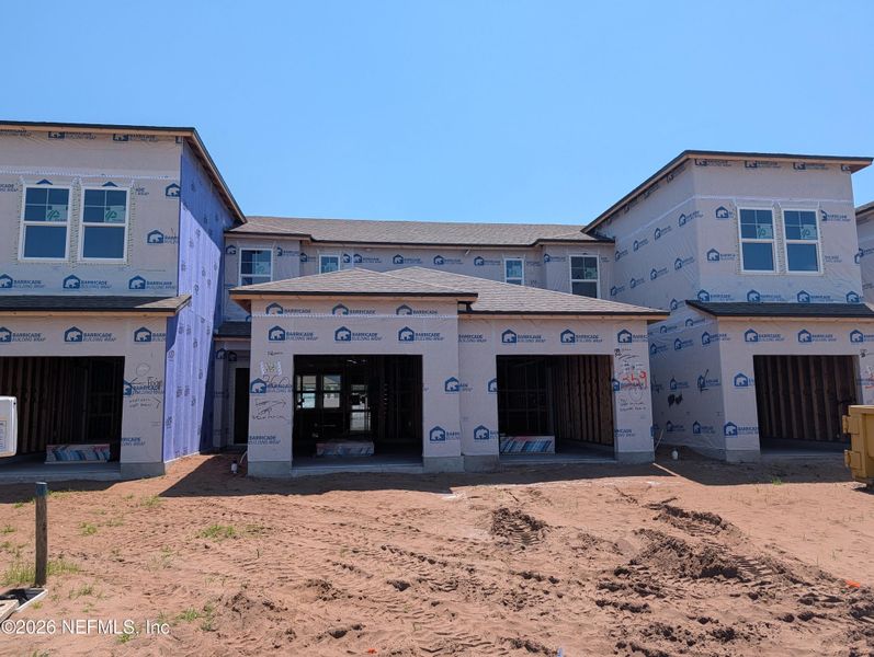 In-progress construction of a new home in The Landings at Pecan Park, Jacksonville, FL (Image 20).